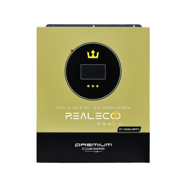 RealEco Touch screen 11KW + RGB + High PV Smart Hybrid Solar Inverter